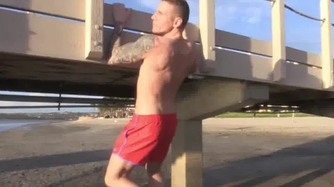 Bromo: Johnny exposing uncut dick