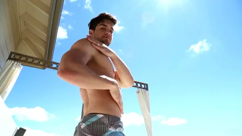 Next Door Male: Muscular Body and a Big Tool