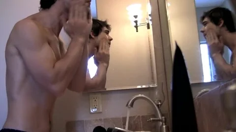 ZackRandall.net: Solo Randall teasing uncut cock