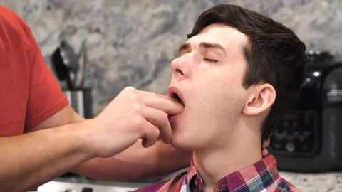 Family Dick - Pretty & weird uncle bouncing in the kitchen