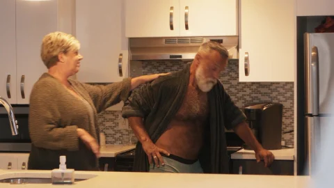 Men: Silver Fox's Robe Distracts Young Benny