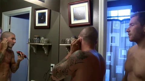 Pride Studios - Nailing beside inked caucasian gay