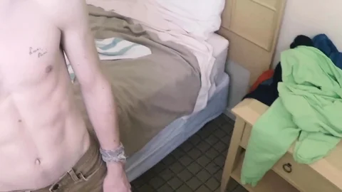 Brother Crush - Hawt Britain Wesbury stroking in the bed