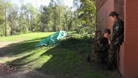 MilitaryDick: Buttoned-up Shirts Can't Hide Their Desires