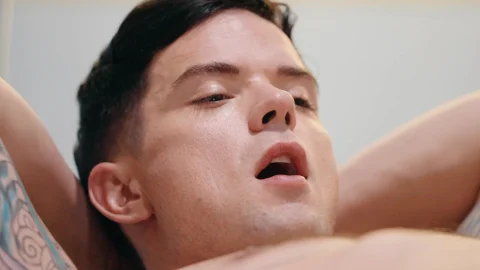 Modern-Day Sins: Facial Tattoo Twink's Deep Throat Dream