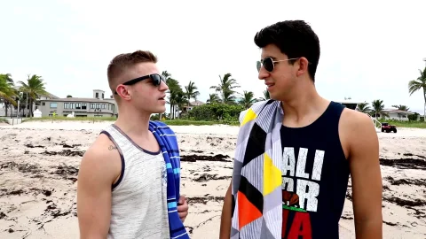Dylan Lucas: Sunset Serenade: Nate & Tom's Oceanic Rendezvous